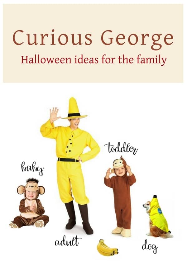 curious george halloween costume ideas baby toddler adult dog banana min sip bite go